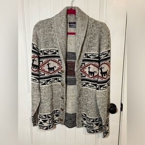 Vintage Dimension by Milford Reindeer Cardigan